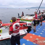 Balapan final F1 Powerboat Danau Toba 2024 dimulai