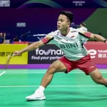 Ginting Buka Kemenangan Pertama Indonesia atas Korsel