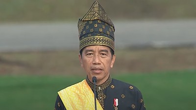 Presiden Jokowi Pimpin Upacara Hari Lahir Pancasila di Blok Rokan, Ini Pesannya