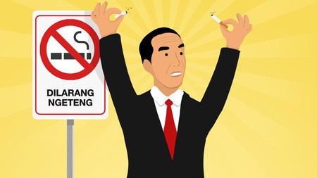 Sah! Jokowi Larang Isi Rokok Kemasan Kurang dari 20 Batang per Bungkus