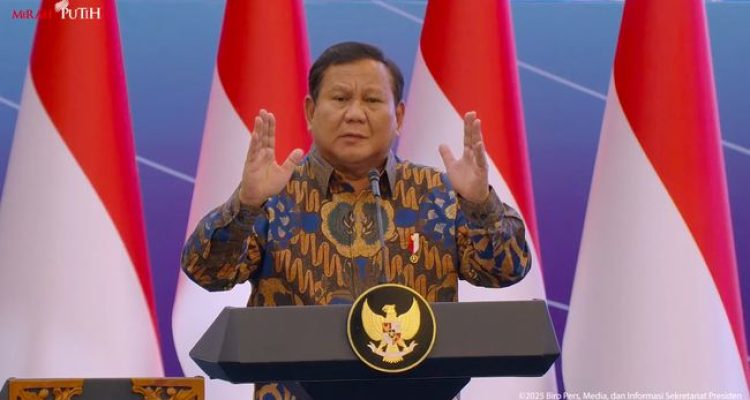 Prabowo: Sekarang Terjadi Guncangan Dunia, Banyak Negara yang Cemas