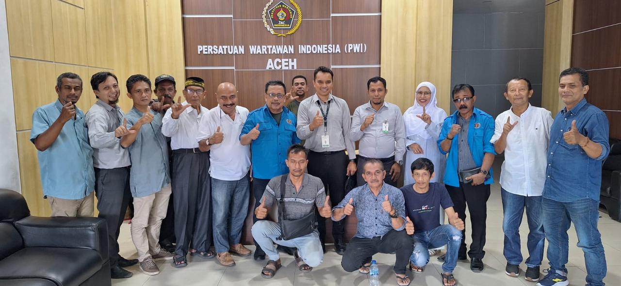 Jadi Plt Kabid Humas Bank Aceh, Hafas Silaturahmi ke PWI