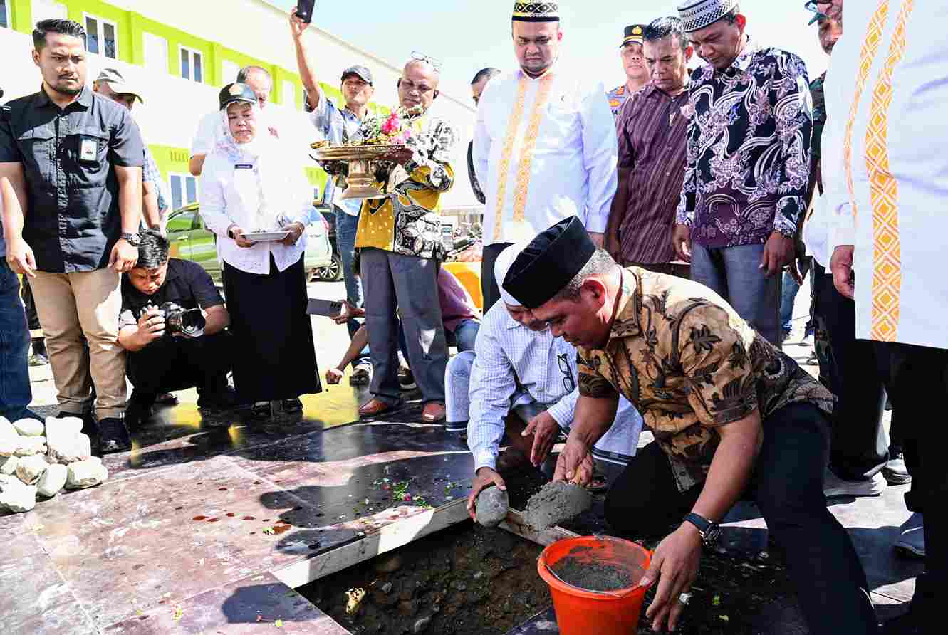 Bupati Aceh Besar Hadiri Peletakan Batu Pertama Masjid Nuur Ar Radhiyyah di RSU Putri Bidadari