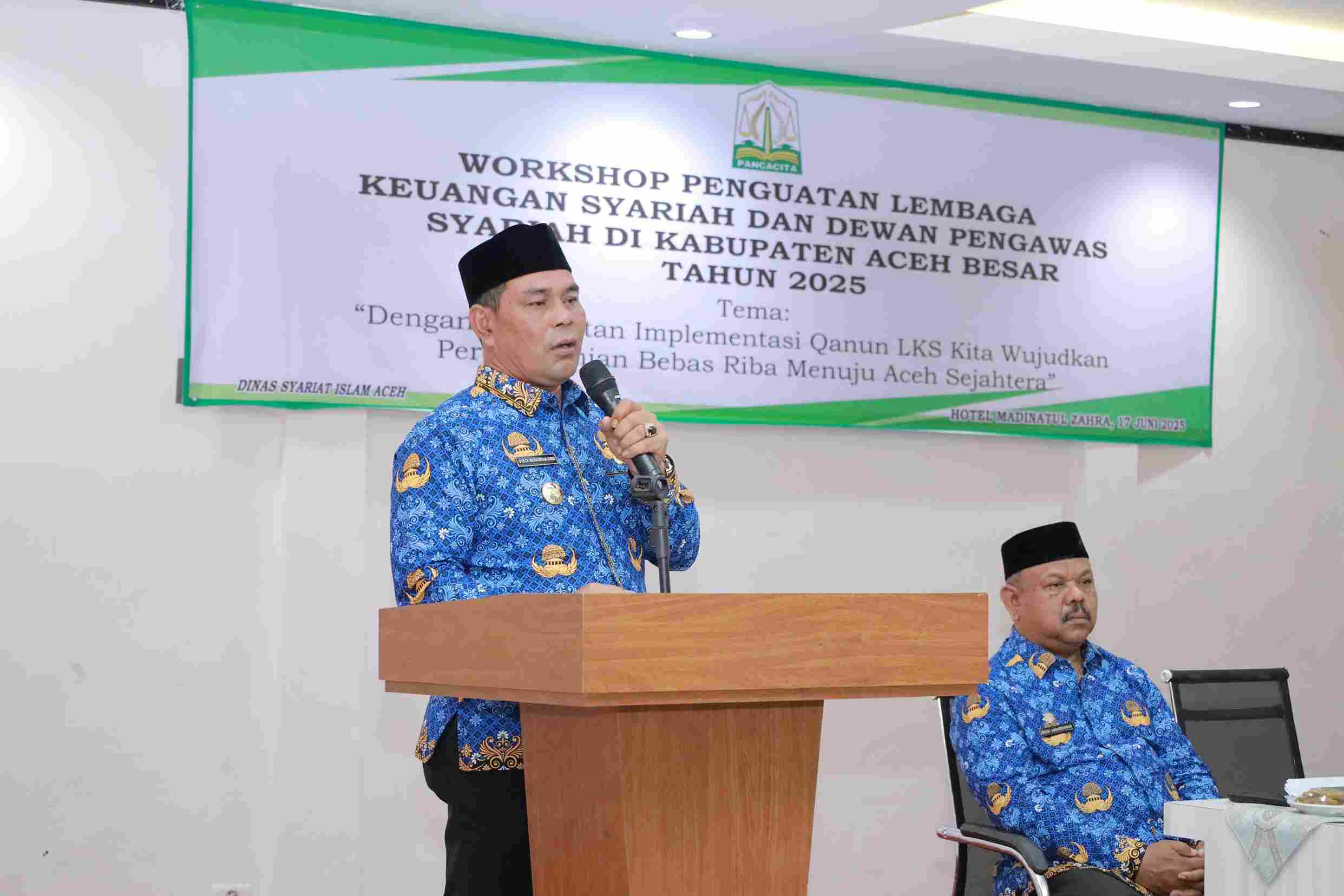 Bupati Aceh Besar Buka Workshop Penguatan LKS dan DPS