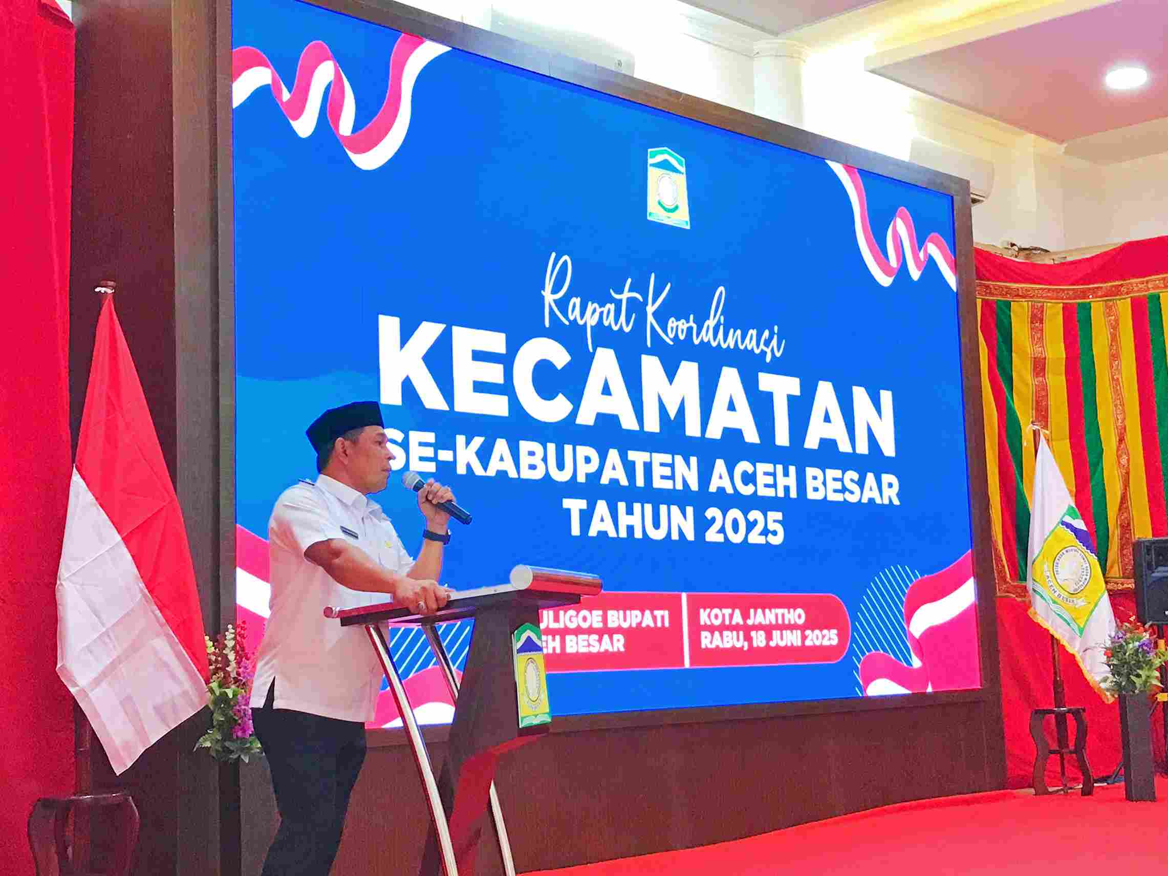 Syech Muharram Pimpin Rakor Camat se-Aceh Besar