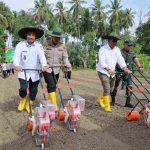 Wakil Bupati Aceh Besar Ikuti Penanaman Jagung Serentak Kuartal III Bersama Kapolresta Banda Aceh