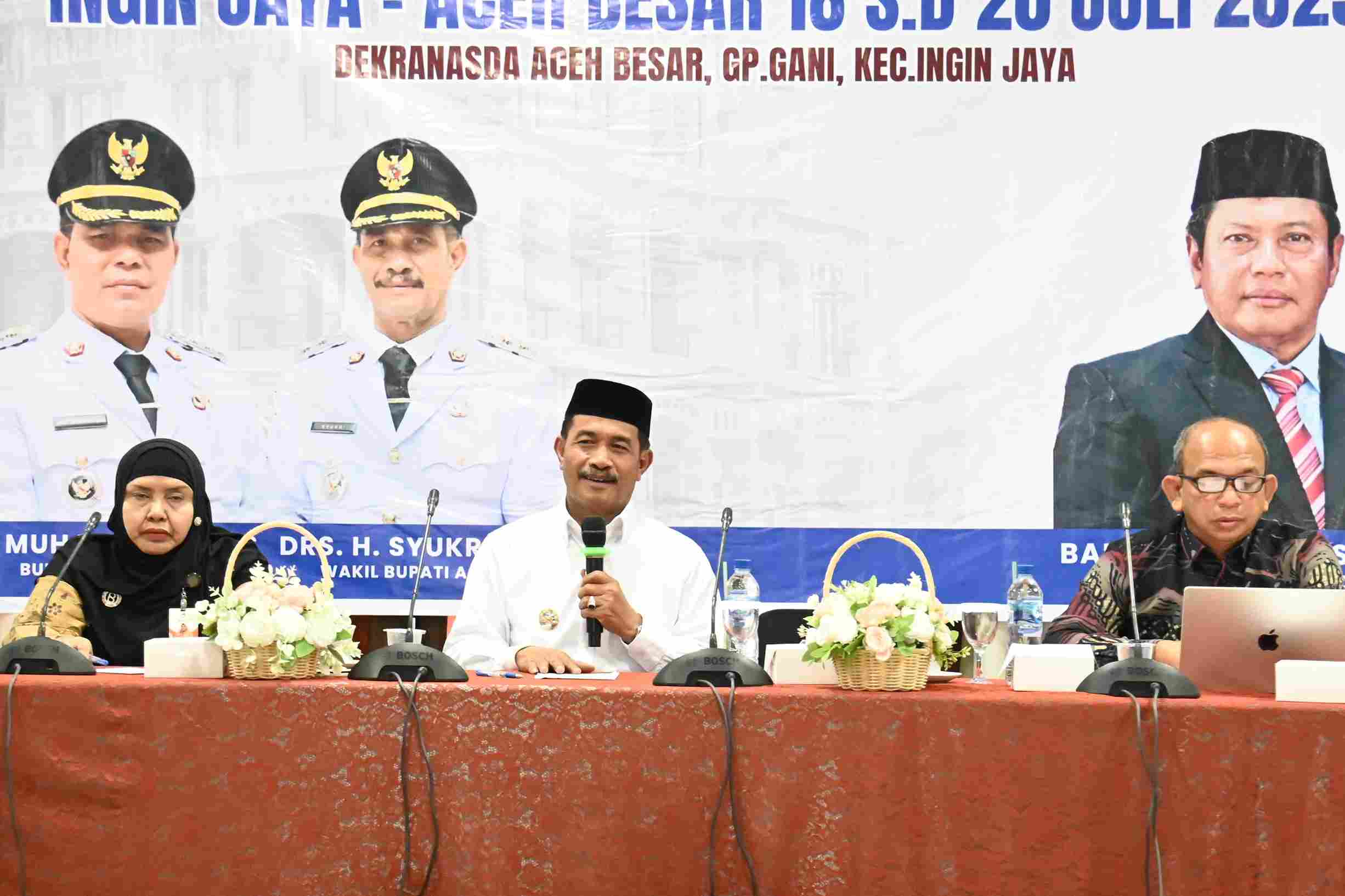 Wabup Aceh Besar Buka Forum Gabungan OPD Penyusunan Renstra 2025–2029