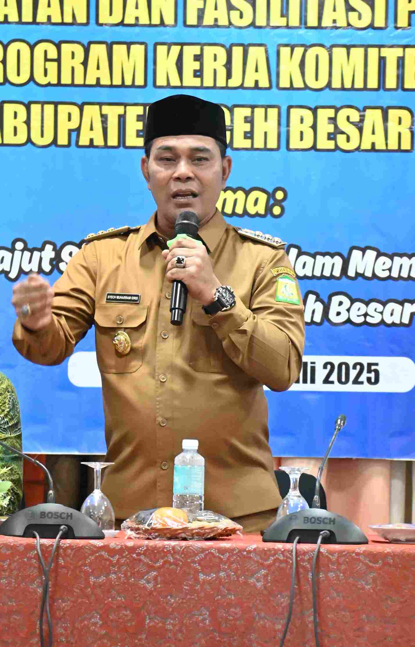 Bupati Aceh Besar Buka Penguatan Penyusunan AD/ART dan Proker Komite Sekolah