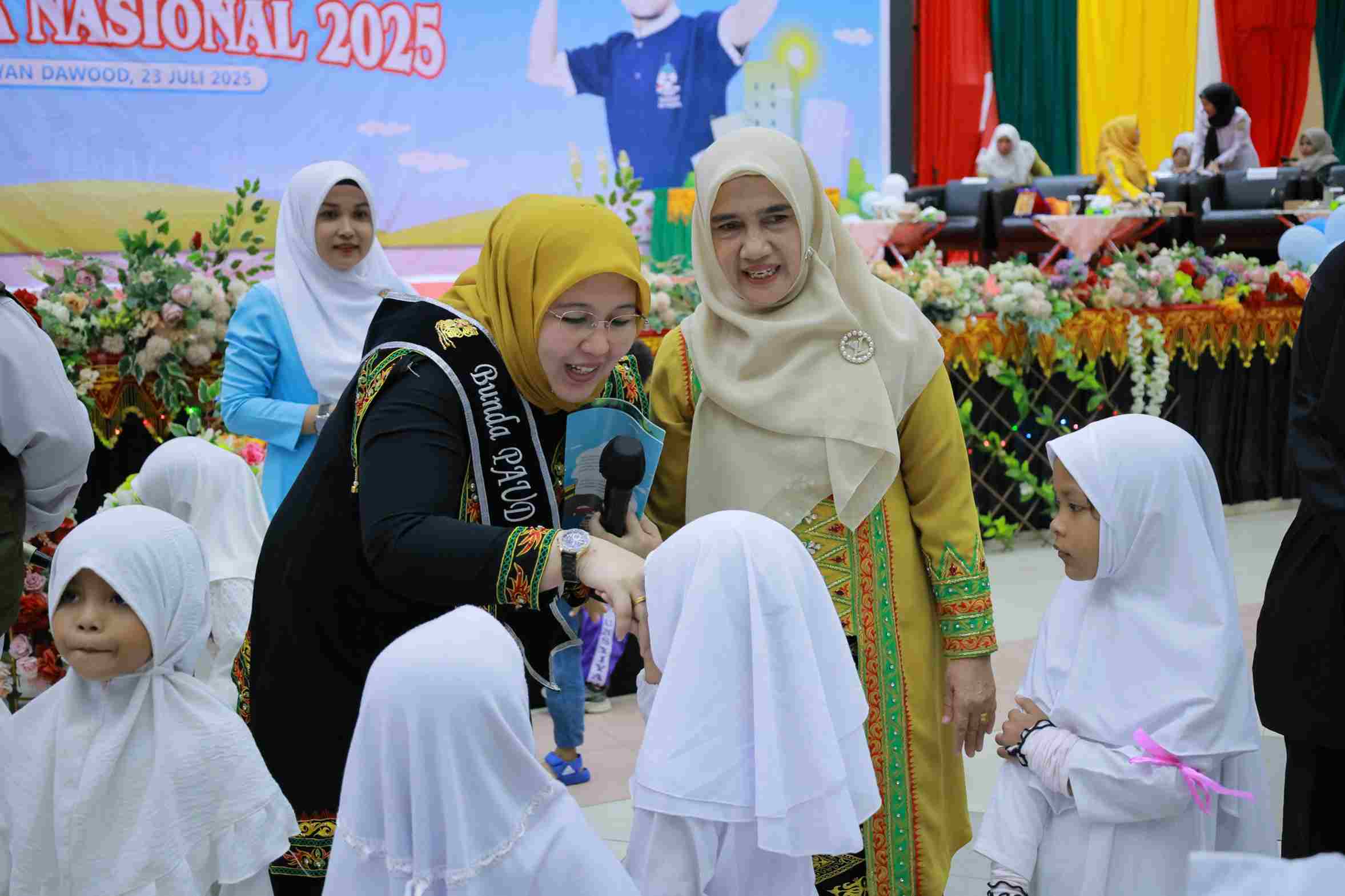 Bunda PAUD Aceh Besar Ajak Anak-Anak Giat Belajar pada Peringatan HAN 2025