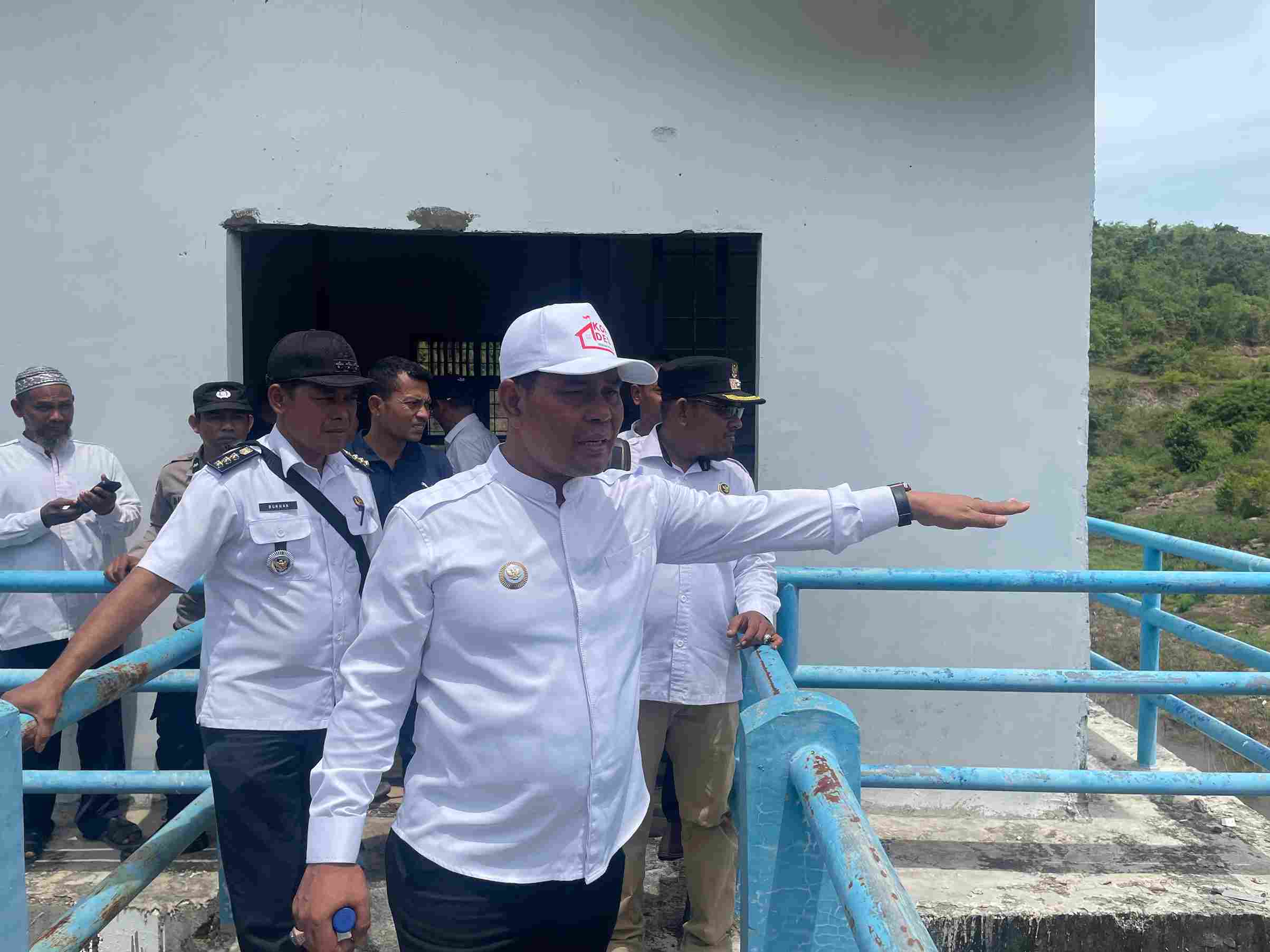 Bupati Aceh Besar Tinjau Waduk Tui Geulumpang