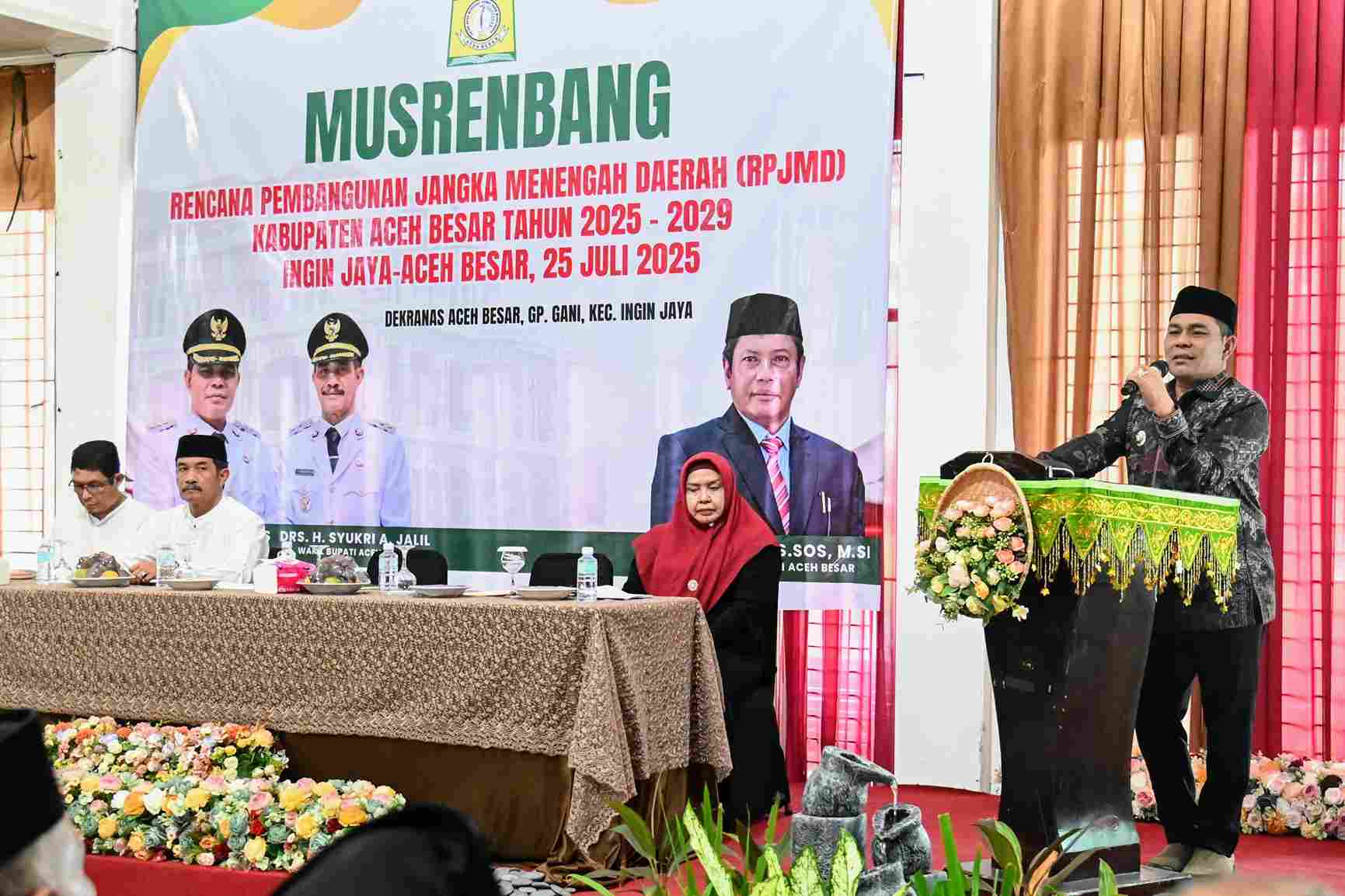 Bupati Aceh Besar Buka Musrenbang RPJMD 2025–2029