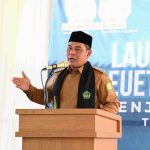 Bupati Aceh Besar Launching Program Beut Kitab Bak Sikula di SMPN 1 Darul Imarah