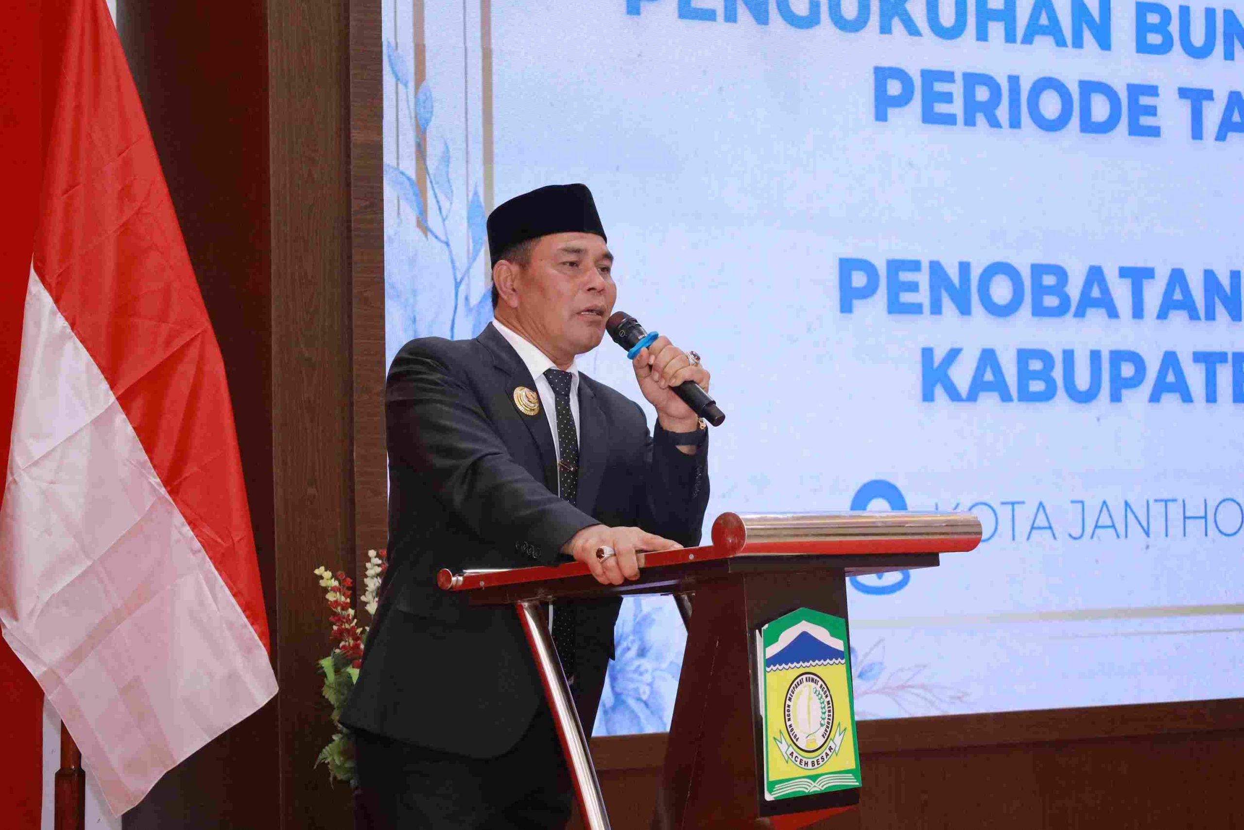 Bupati Syech Muharram Kukuh Bunda PAUD dan Ketua Pokja Bunda PAUD Aceh Besar
