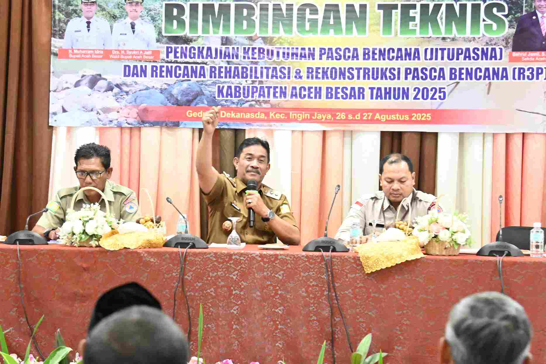 Pemkab Aceh Besar Gelar Bimtek Jitupasna dan R3P, Wujud Komitmen Penanggulangan Bencana Secara Terpadu