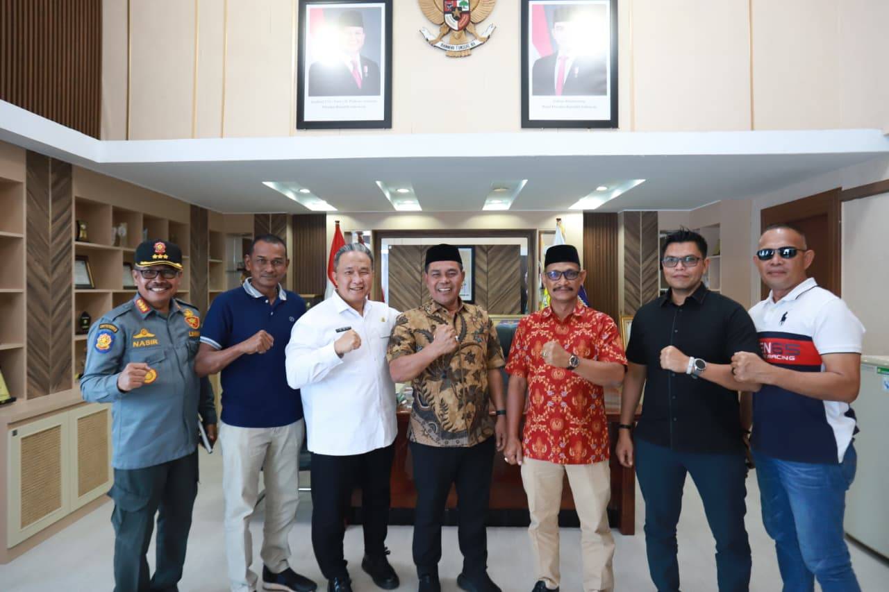 Bupati Aceh Besar Terima Kunjungan Pejabat Kemendagri terkait Pemantauan Siskamling