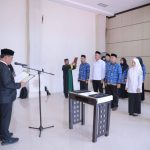 Bupati Syech Muharram Kukuhkan 4 Kapus dan Lantik 8 Pejabat Fungsional