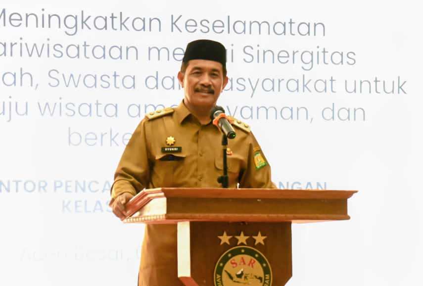 Wabup Aceh Besar Apresiasi Basarnas Tingkatkan Kesiapsiagaan