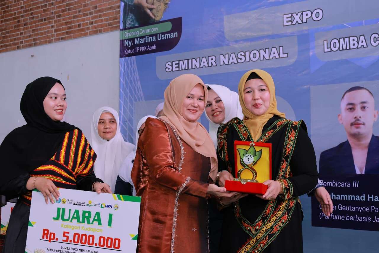 Aceh Besar Raih Juara Umum Lomba Cipta Menu Janeng 2025