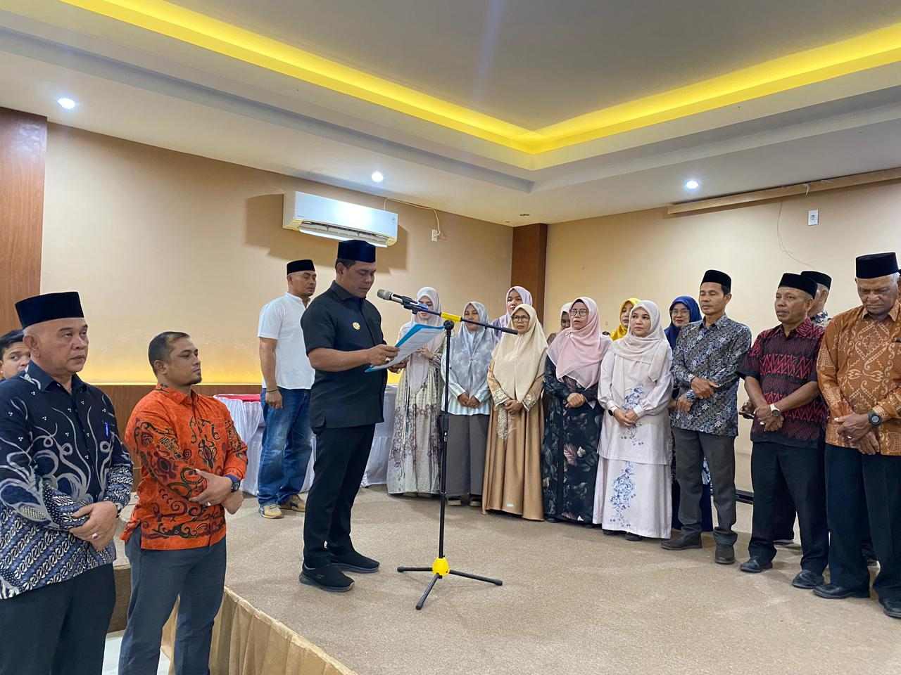 Bupati Syech Muharram Kukuhkan Pengurus FOSMADA dan FOSMADAKA